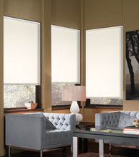 Load image into Gallery viewer, Contemporary Fabric Light Filtering Roller Shades