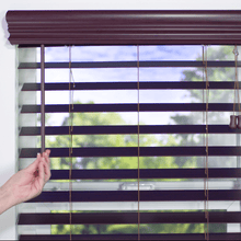 Load image into Gallery viewer, Faux Wood Blinds, Parent 2 1/2&quot; Signature Faux Wood Blinds Woodtone
