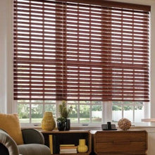 Load image into Gallery viewer, Faux Wood Blinds, Parent 2&quot; Signature Cordless Faux Wood Blinds Woodtone
