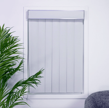 Load image into Gallery viewer, 3 1/2" Classic Curved PVC Smooth Vertical - Factory Direct Blinds