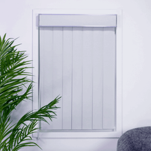 Load image into Gallery viewer, 3 1/2" Classic Curved PVC Smooth Vertical - Factory Direct Blinds