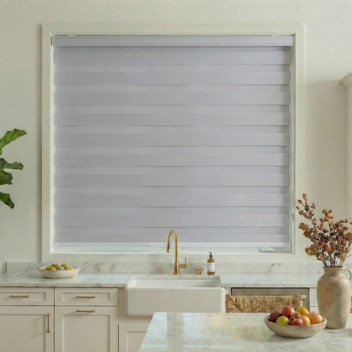 Zebra Room Darkening Roller Shades