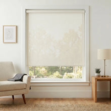 Load image into Gallery viewer, Elevate your space with Premier 3% Solar Screen Roller Shade's creamy white design, providing UV protection and natural light control.