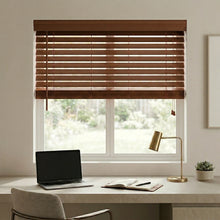 Load image into Gallery viewer, 2" Premier Cordless Faux Wood Blinds