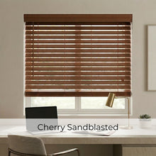 Load image into Gallery viewer, 2" Premier Cordless Faux Wood Blinds