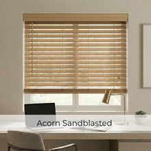 Load image into Gallery viewer, 2" Premier Cordless Faux Wood Blinds
