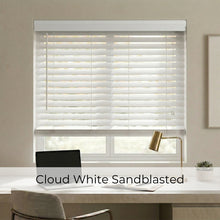 Load image into Gallery viewer, 2" Premier Cordless Faux Wood Blinds