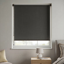 Load image into Gallery viewer, The clean lines of a Umber Signature blackout roller shade, designed for maximum functionality and style.