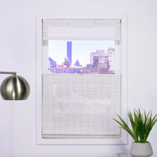 Load image into Gallery viewer, Bamboo Blinds and Woven Wood Shades, Parent Woven Wood Cordless Top-Down/Bottom-Up Shades
