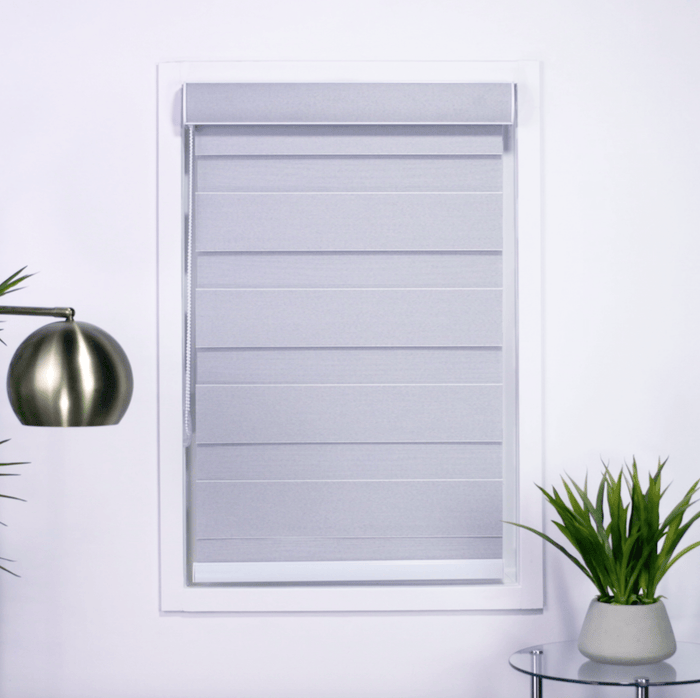 Zebra Room Darkening Roller Shades