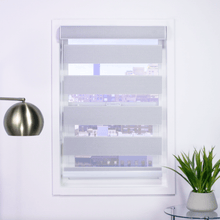 Load image into Gallery viewer, Zebra Shades, Parent Zebra Room Darkening Roller Shades