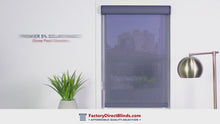 Load and play video in Gallery viewer, Premier 5% Solar Screen Roller Shade | Factory Direct Blinds.