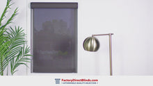 Load and play video in Gallery viewer, Premier 3% Solar Screen Roller Shade | Factory Direct Blinds.