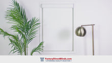 Load and play video in Gallery viewer, Premier 1% Solar Screen Roller Shades | Factory Direct Blinds.