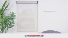 Load and play video in Gallery viewer, Premier 14% Solar Screen Roller Shade | Factory Direct Blinds.