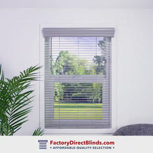 Load and play video in Gallery viewer, 1&quot; Signature Faux Wood Blinds | Factory Direct Blinds.
