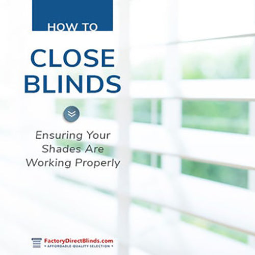 The Installation Guide How to Install Cordless Blinds
