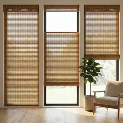 Cordless Woven Wood Shades