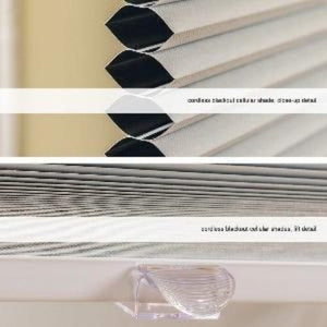 Cellular Shades and Blinds, Parent 1/2" Budget Single Cell Blackout Cordless Top-Down/Bottom-Up