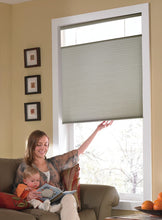 Load image into Gallery viewer, Cellular Shades and Blinds, Parent 1/2&quot; Budget Single Cell Blackout Cordless Top-Down/Bottom-Up
