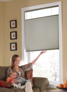 Cellular Shades and Blinds, Parent 1/2" Budget Single Cell Blackout Cordless Top-Down/Bottom-Up