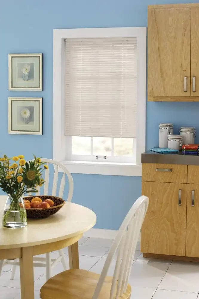 1" x 1 1⁄2" Classic Cordless 6g Aluminum Mini Blinds - Factory Direct Blinds