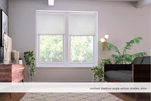 Load image into Gallery viewer, 1/2&quot; Budget Single Cell Blackout Cordless Shades - Factory Direct Blinds
