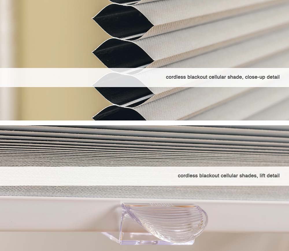 1/2" Budget Single Cell Blackout Cordless Top - Down/Bottom - Up Shades - Factory Direct Blinds