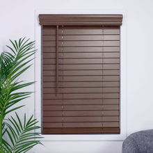 Load image into Gallery viewer, Faux Wood Blinds, Parent 2&quot; Cordless Classic Faux Woods in Woodtone
