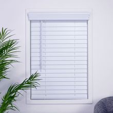 Load image into Gallery viewer, Faux Wood Blinds, Parent 2&quot; Cordless Classic Faux Woods WHITES
