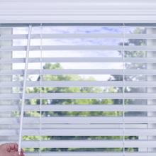 Load image into Gallery viewer, Faux Wood Blinds, Parent 2&quot; Cordless Classic Faux Woods WHITES
