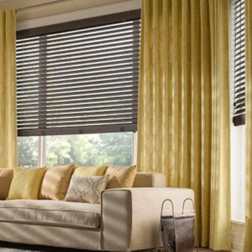 2" Hardwood Cordless Horizontal Blinds