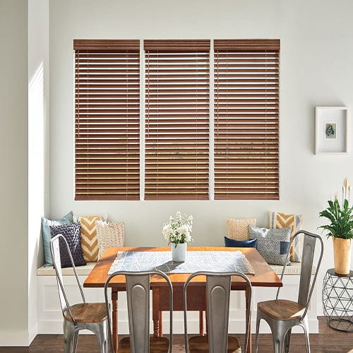 2" Hardwood Cordless Horizontal Blinds - Factory Direct Blinds