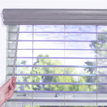 Load image into Gallery viewer, Faux Wood Blinds, Parent 2&quot; Signature Faux Wood Blinds Woodtone
