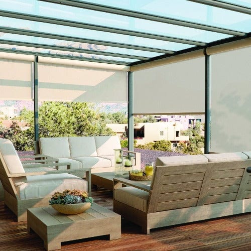 Roller Shades and Solar Shades Premier 1% Solar Screen Roller Shades