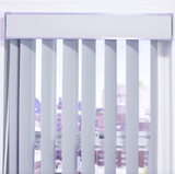 3 1/2" Classic Curved PVC Smooth Vertical Blinds - Factory Direct Blinds