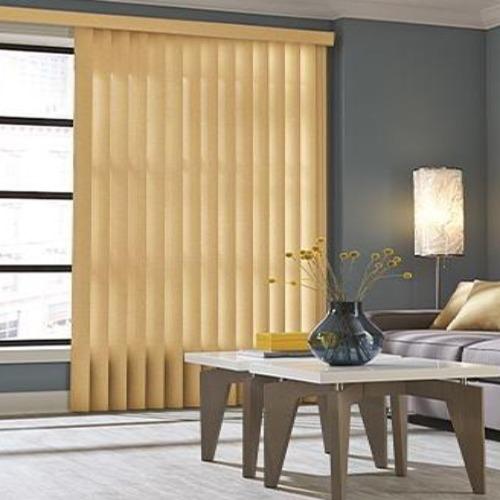 3 1/2" Woodtone FAUX WOOD PVC Vertical Blinds - Factory Direct Blinds