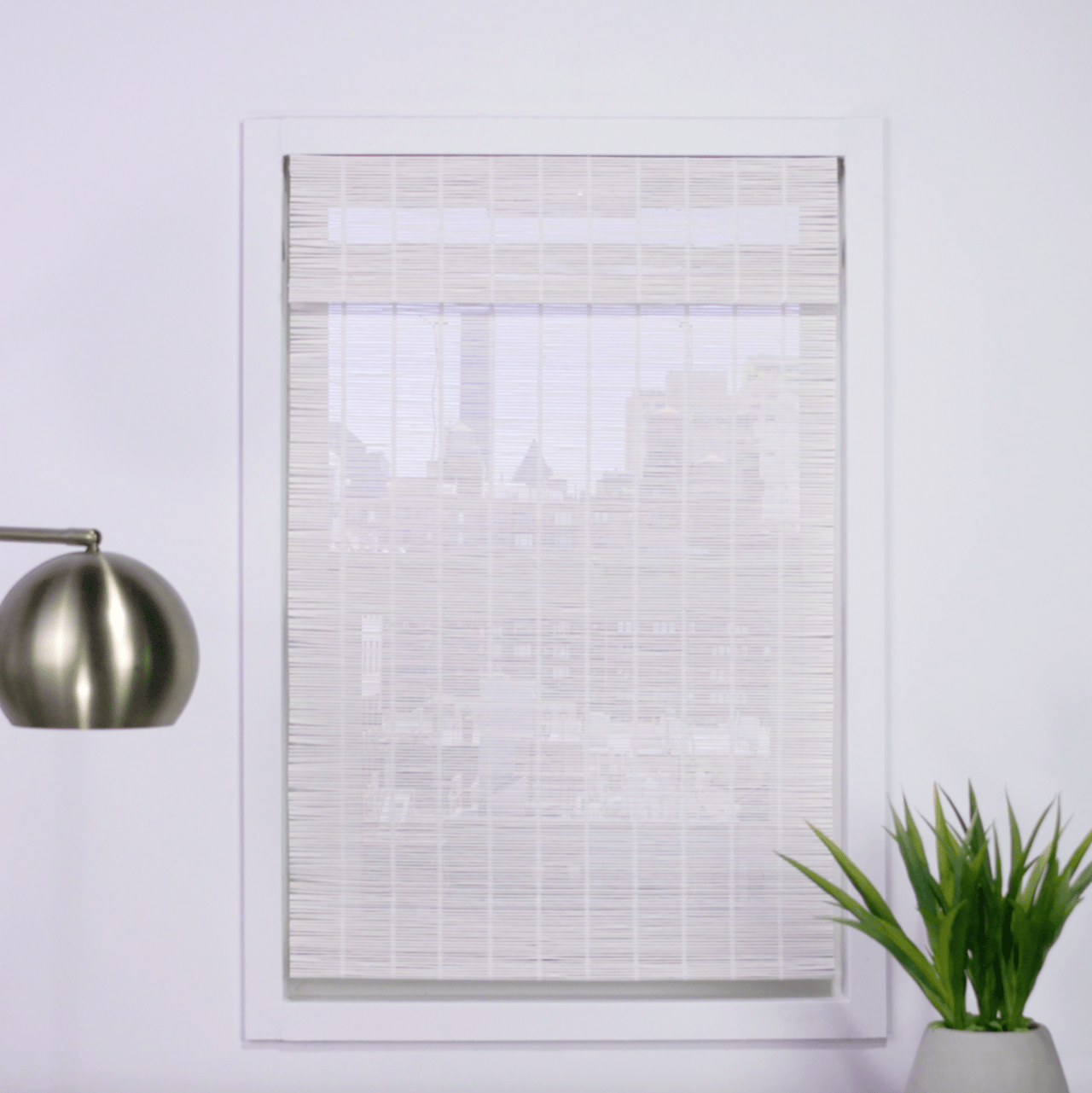 Bamboo Blinds and Woven Wood Shades Cordless Top-Down Bottom-Up Woven Wood Shades