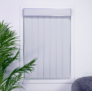 Vertical Blinds 3 ½" Classic Curved PVC Smooth Vertical Blinds