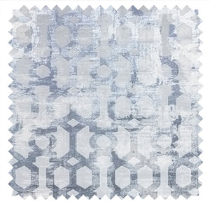 Imperial Ice Blue -  Patterns Roman Shade