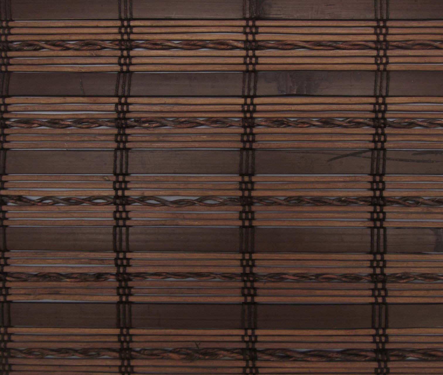 Lau Coffee - Cordless Standard or Cordless Top-Down Bottom-Up Woven Wood Shades