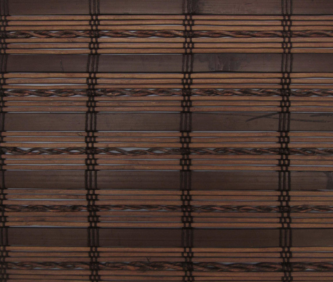 Lau Coffee - Cordless Standard or Cordless Top-Down Bottom-Up Woven Wood Shades