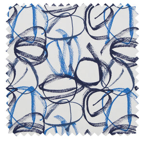 Verdant Vivid Blue - Affordable Roman Shade Collection
