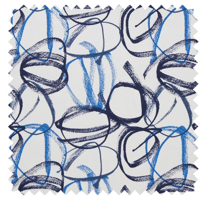 Verdant Vivid Blue - Affordable Roman Shade Collection