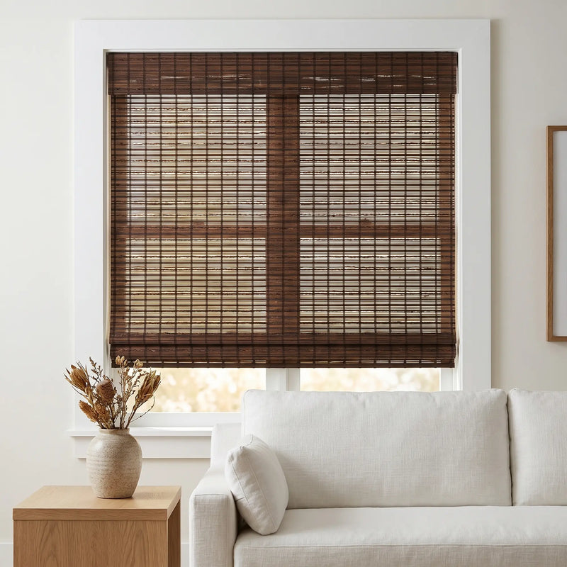 Cordless Woven Wood Shades