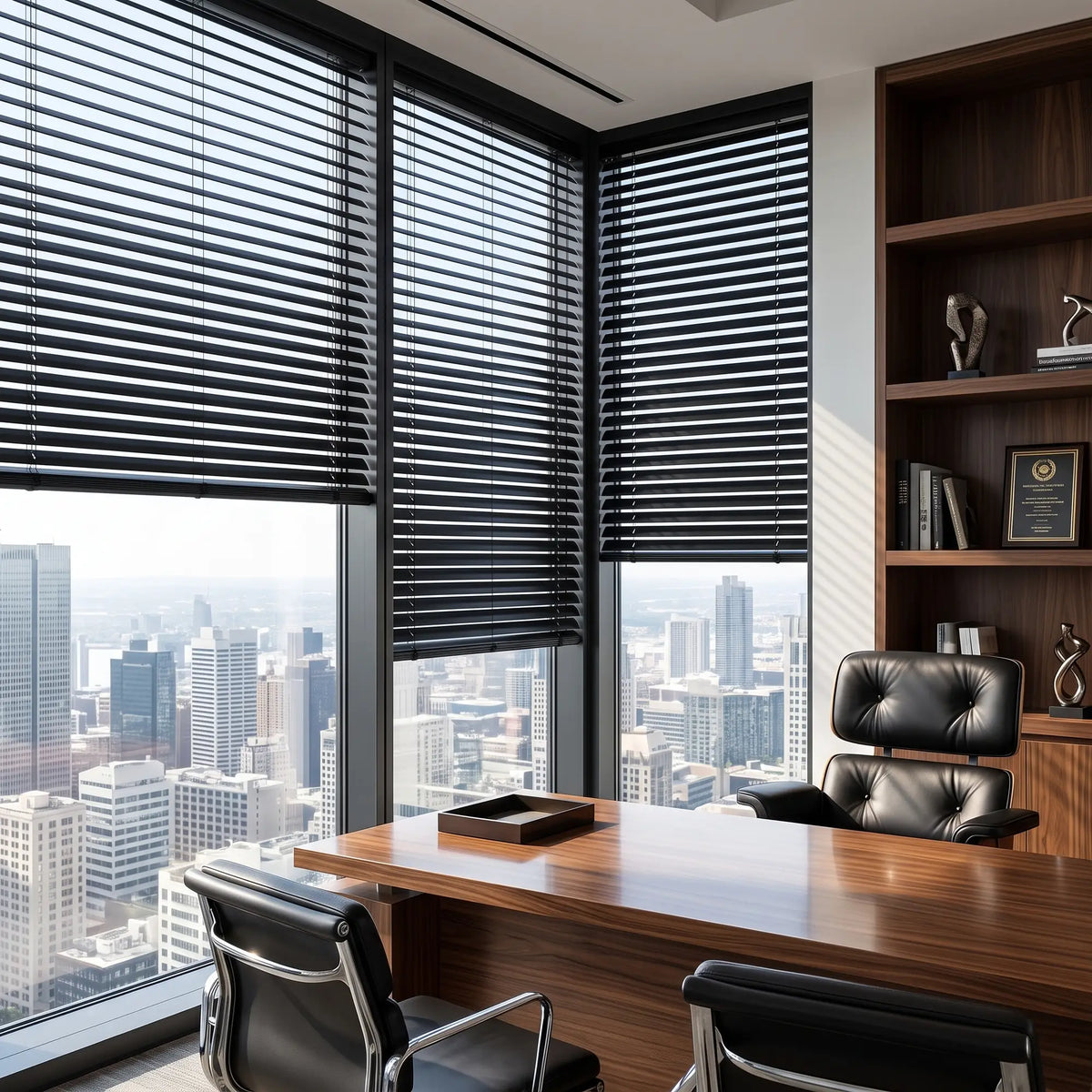 1" x 1 1⁄2" Classic Cordless 6g Aluminum Mini Blinds