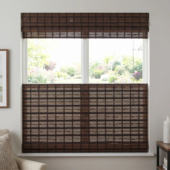 Woven Wood Cordless Top-Down/Bottom-Up Shades