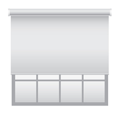 Cassette Valance Cassette Valance with Fabric Insert - cv-15-96 Cassette Valance - Solar Screen Roller Shades v2