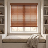 2" Signature Cordless Faux Wood Blinds - Woodtone