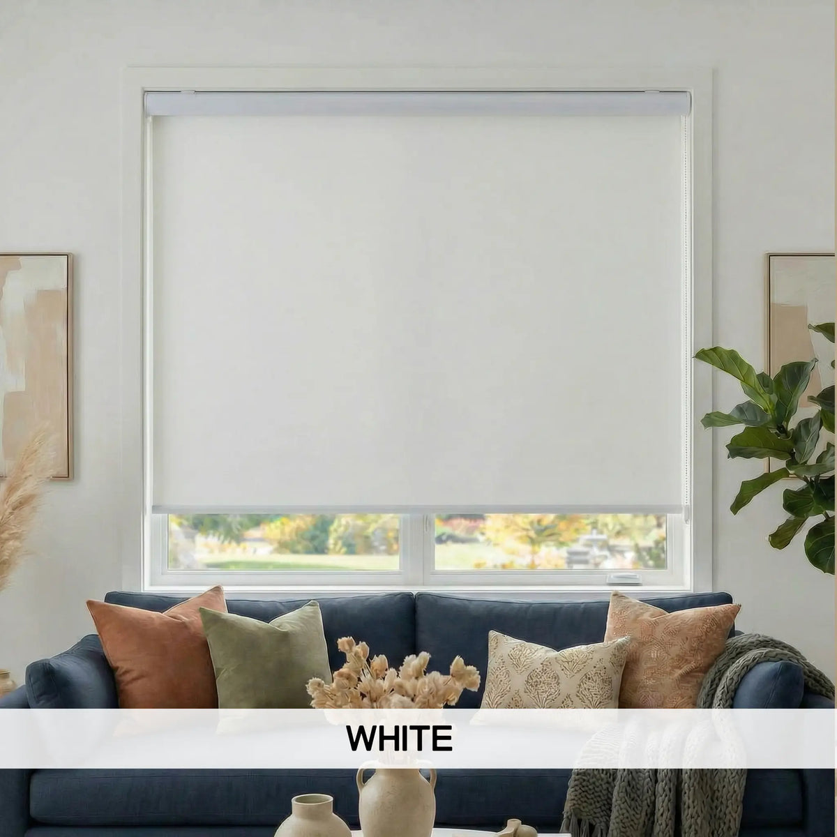 Premier 1% Solar Screen Roller Shades
